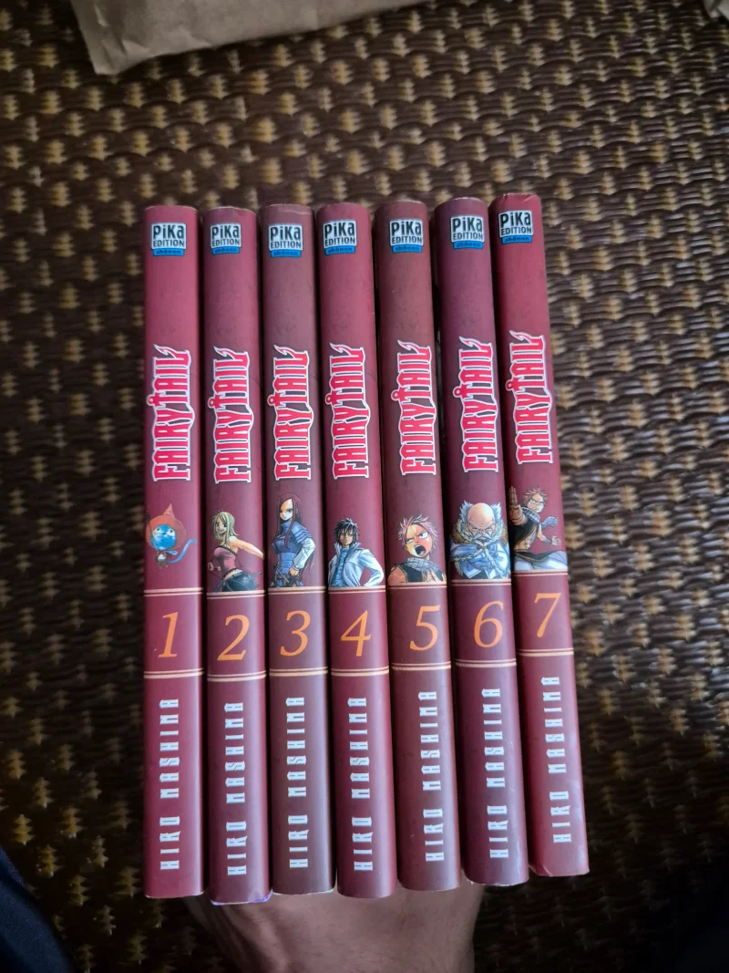 Fairy Tail: Lot de manga Fairy tail Tome 1 à 7
