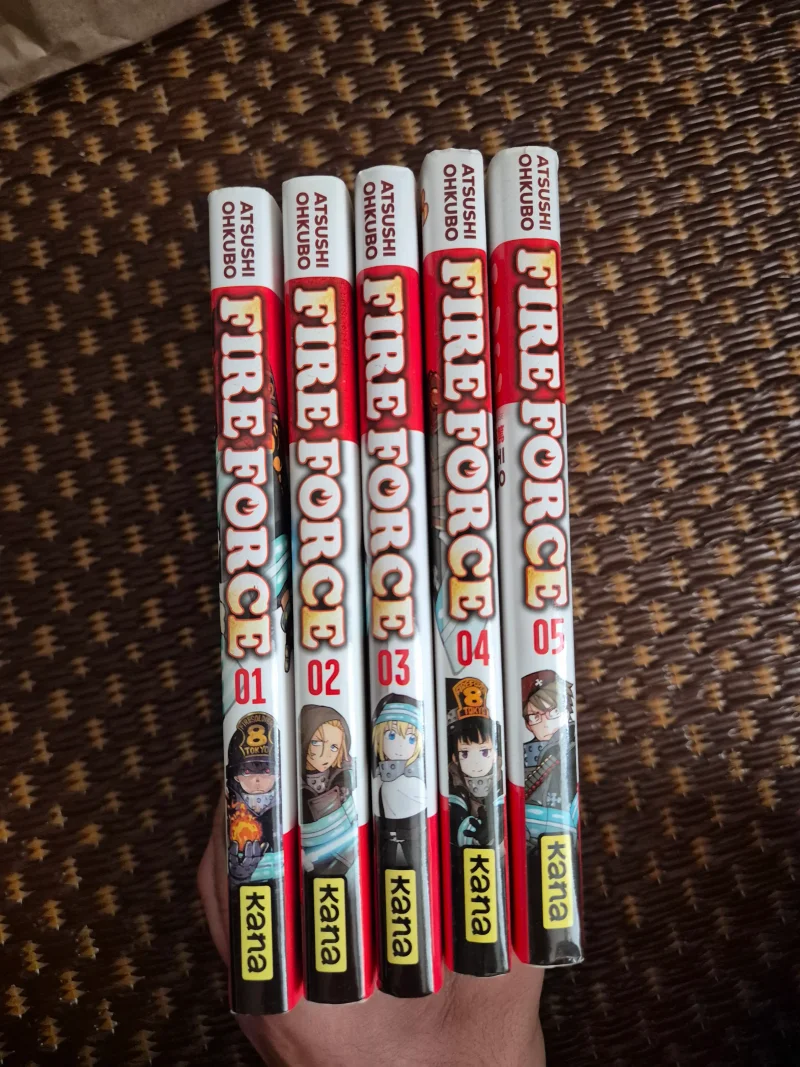 Fire Force: Lot de manga Fire Force Tome 1 à 5