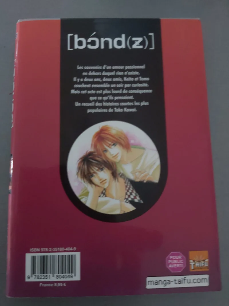 [bónd(z)] - Toko Kawai - One-shot Yaoi Taifu Comics TBE