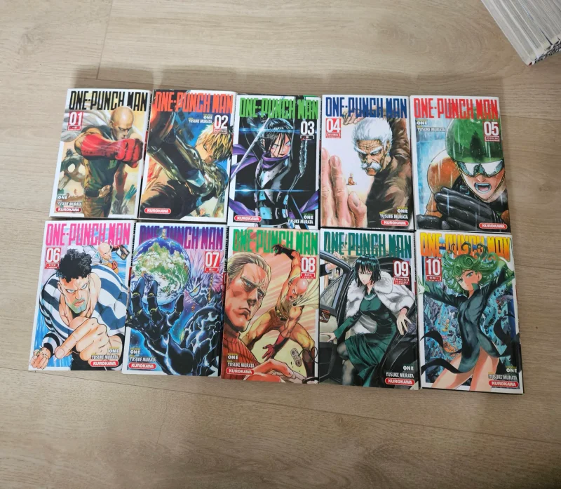One-Punch Man, volumes 1 to 19