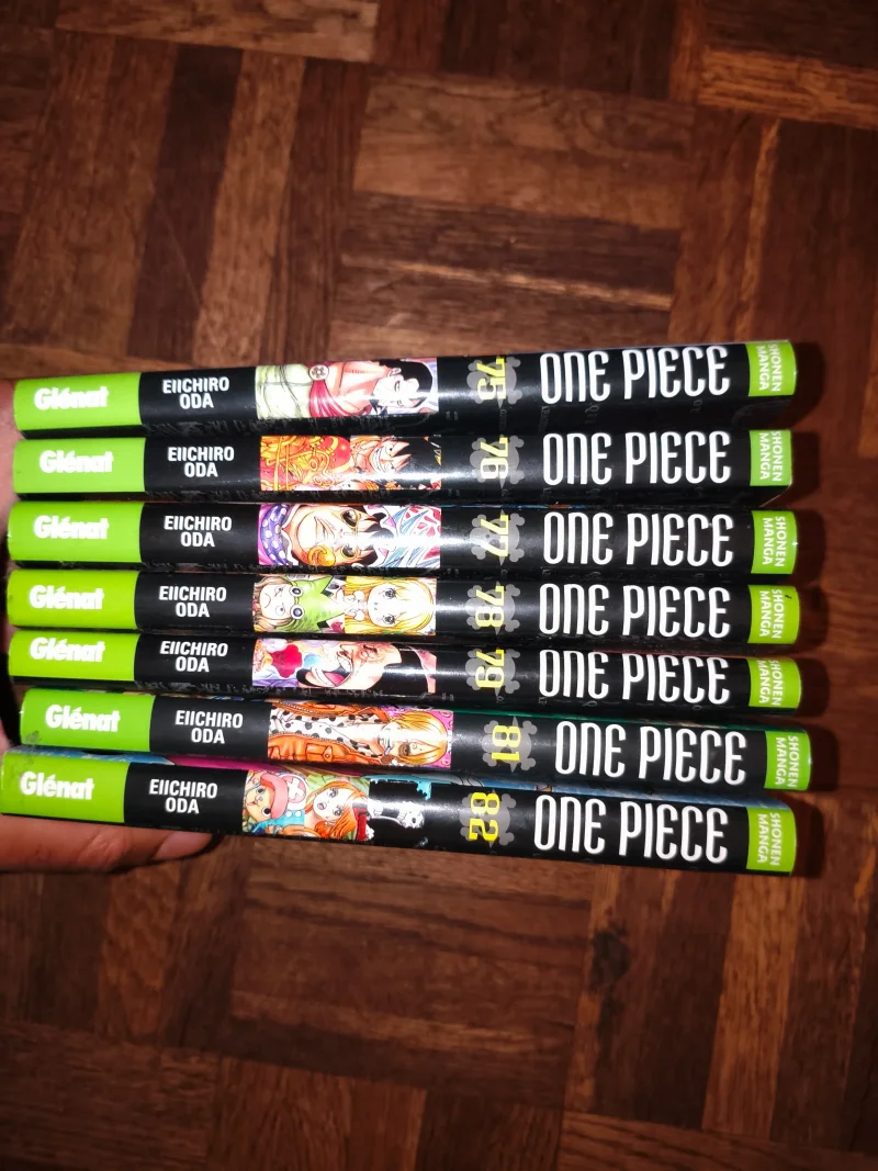 One piece 75,76,77,78,79,81,82
