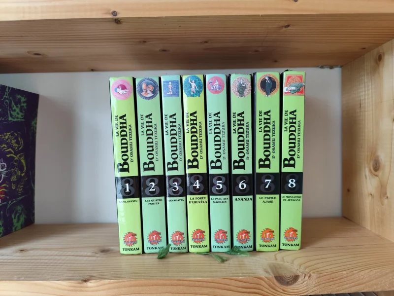 La Vie de Bouddha – Intégrale 8 tomes – Osamu Tezuka – Tonkam 1ère édition